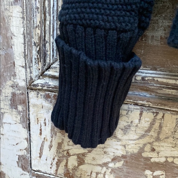 GAP Cable Knit Turtleneck Sweater, Black, , Size Small - Picture 3 of 7